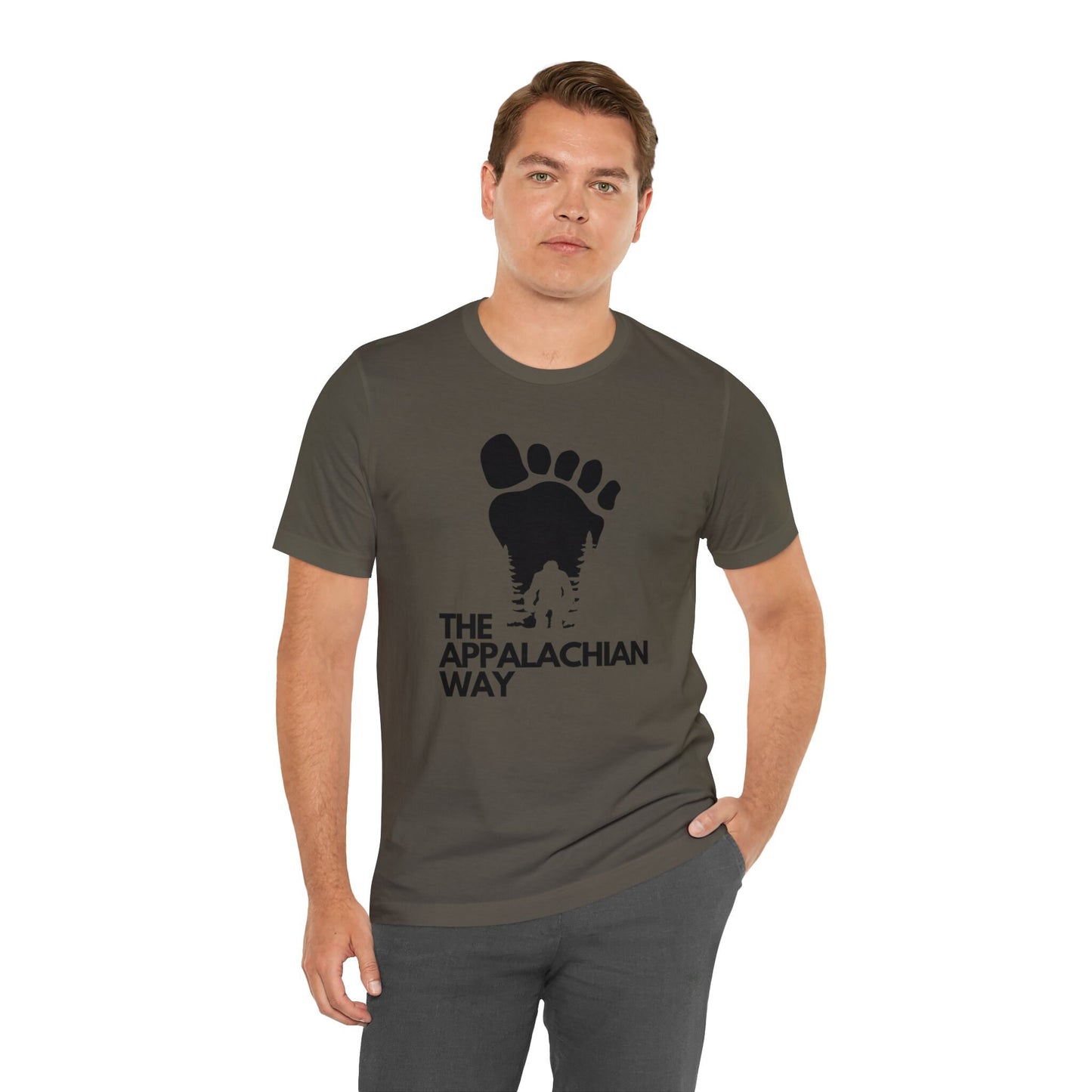 Bigfoot Footprint Sasquatch The Appalachian Way T-shirt | Bigfoot Shirt, Sasquatch Shirt, Funny Bigfoot Shirt, Hiking Shirt, Yeti Shirt