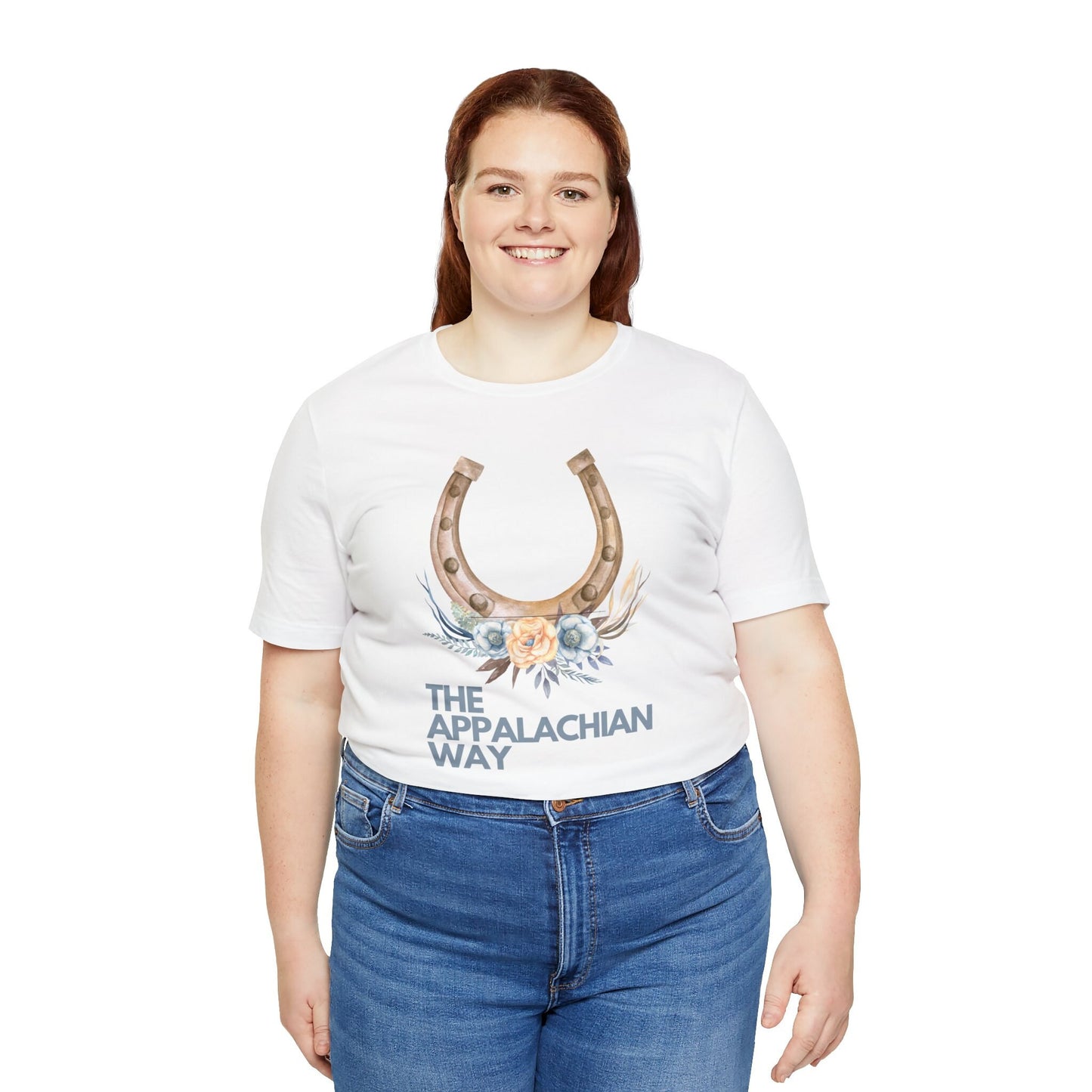 Country Horseshoe The Appalachian Way T-shirt | Western, Floral Horseshoe, Western Style Shirt, Premium Soft Unisex, Plus Size,gifts for her