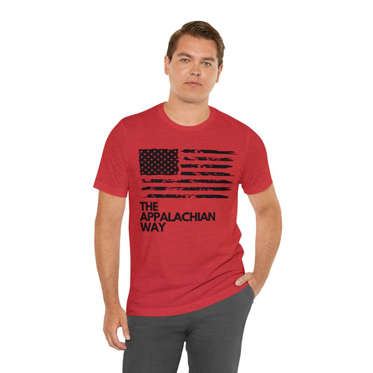 The Appalachian Way USA Flag Patriotic Graphic T-shirt