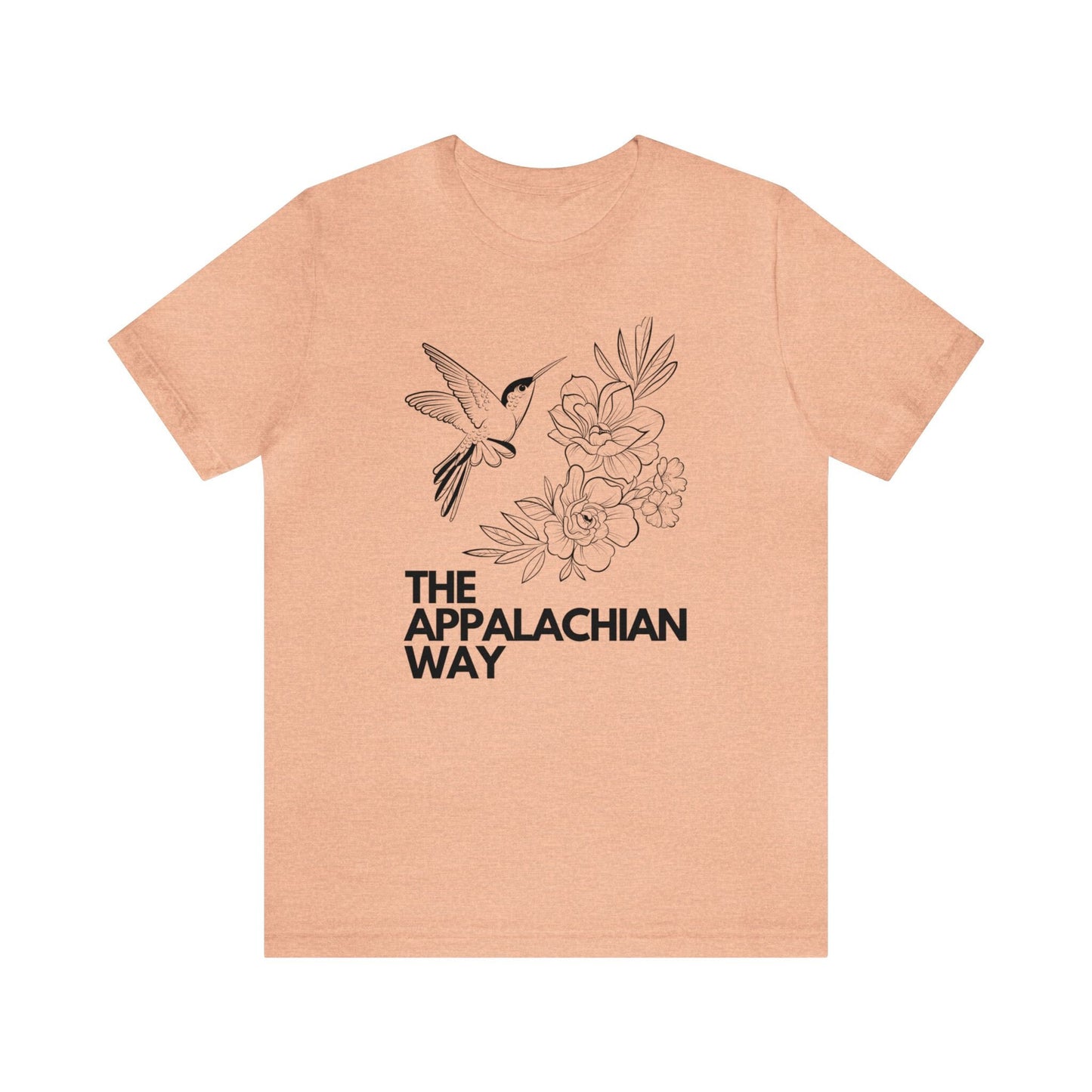 Hummingbird Flowers The Appalachian Way T-shirt | Flower Shirts, Wild Flower Shirt,Minimalist Shirts Women,Nature Lover Shirt,Ladies Shirts