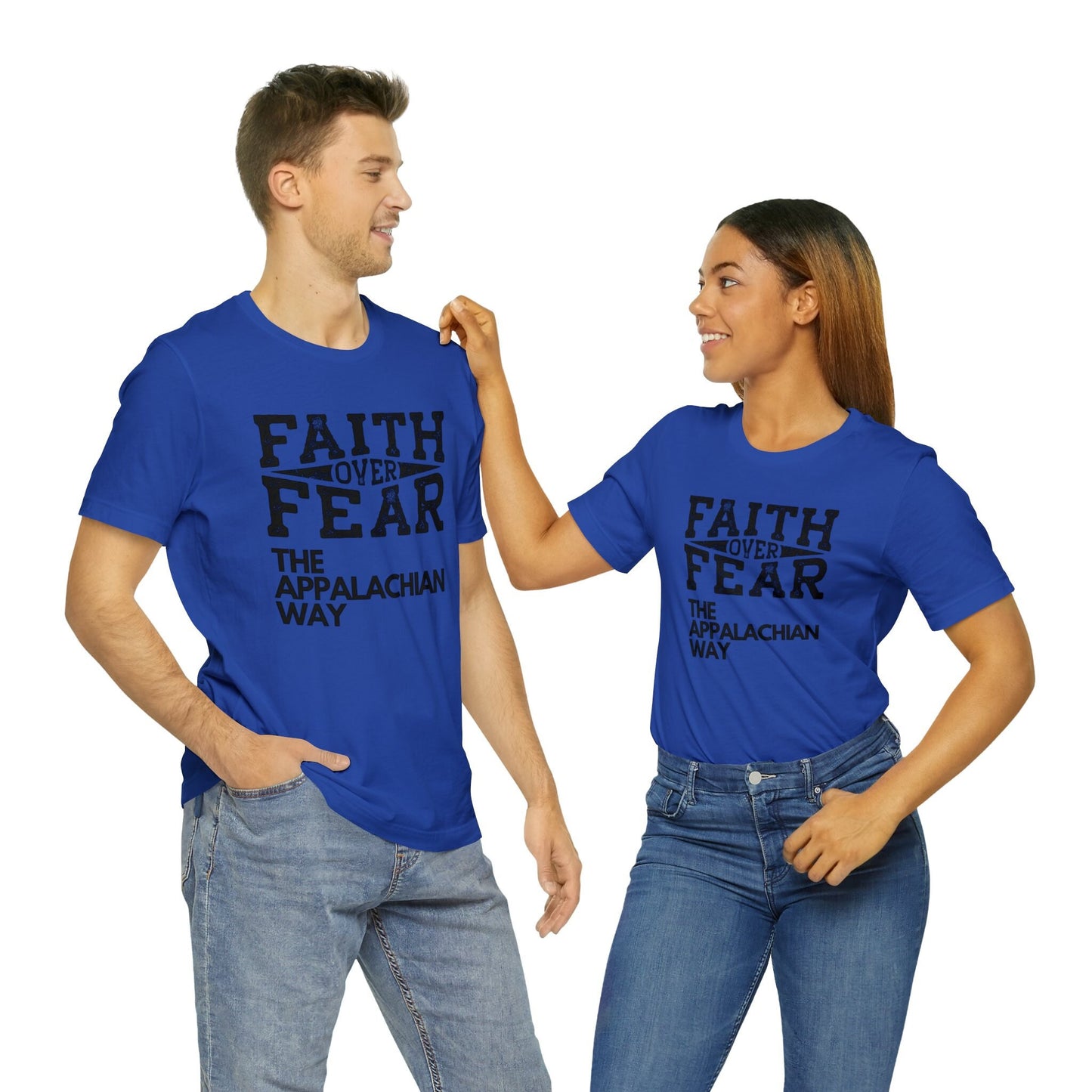 Faith Over Fear The Appalachian Way T-shirt| Christian Shirts, Faith Shirt,Inspirational Christian Shirt,Motivational Shirts, gifts for him