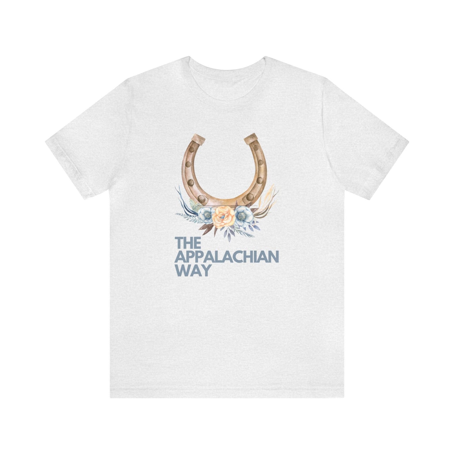 Country Horseshoe The Appalachian Way T-shirt | Western, Floral Horseshoe, Western Style Shirt, Premium Soft Unisex, Plus Size,gifts for her