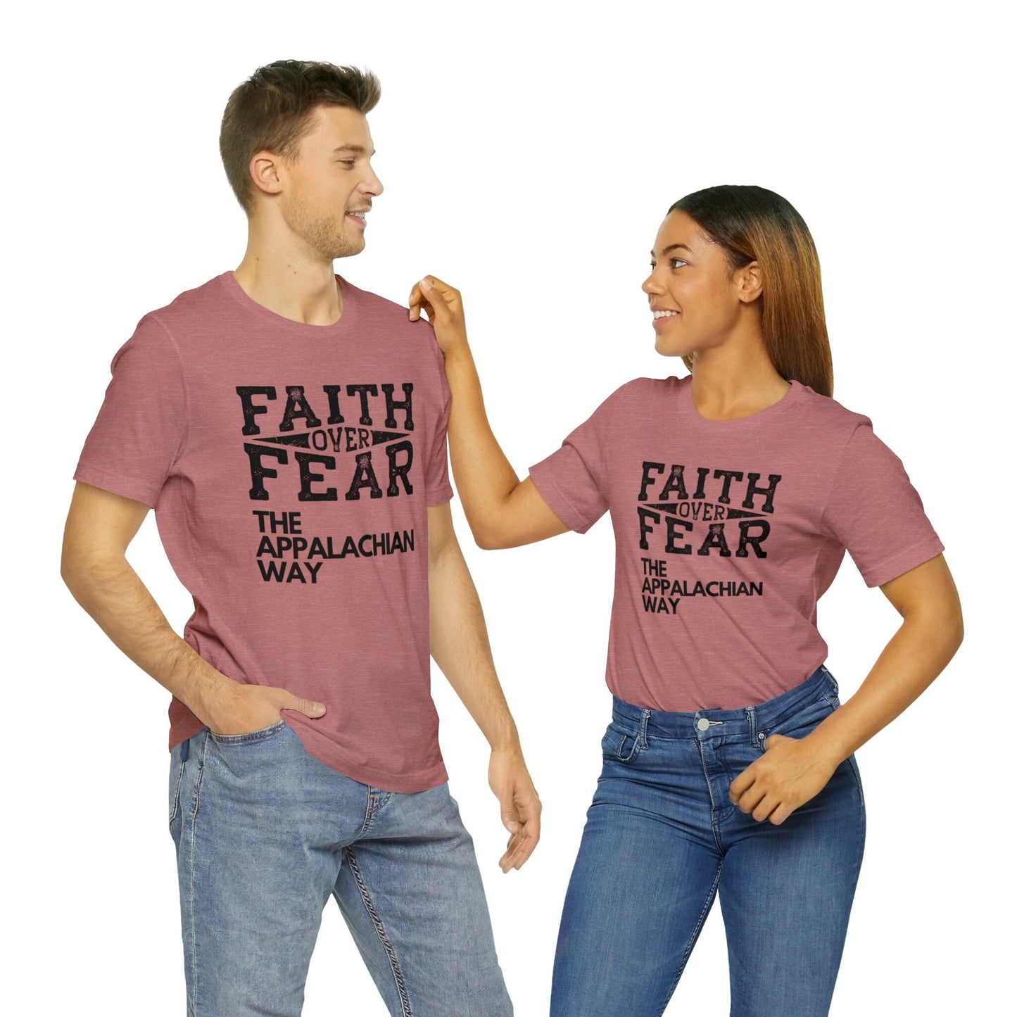 Faith Over Fear The Appalachian Way T-shirt| Christian Shirts, Faith Shirt,Inspirational Christian Shirt,Motivational Shirts, gifts for him