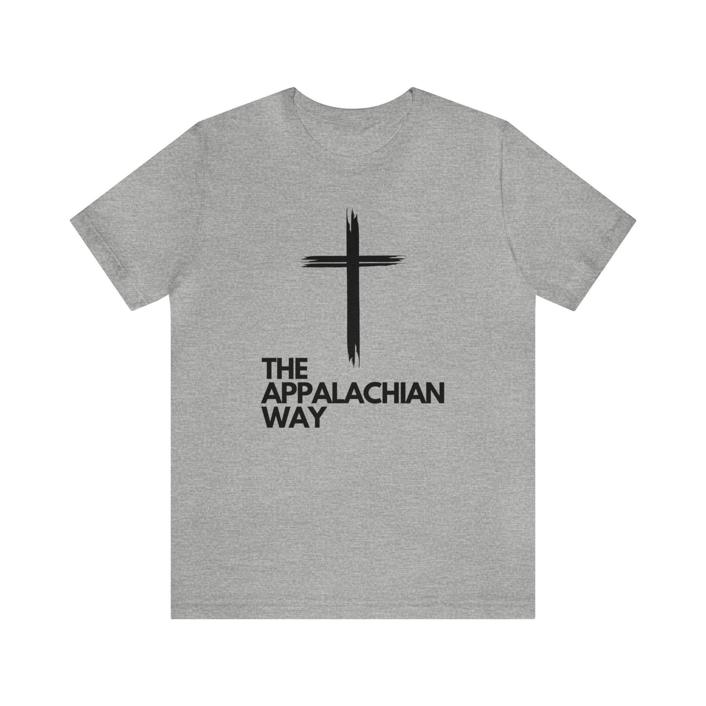 Distressed Black Cross The Appalachian Way T-shirt | religious shirt, christian shirt, cross shirt, gifts for him, appalachian shirt, unisex