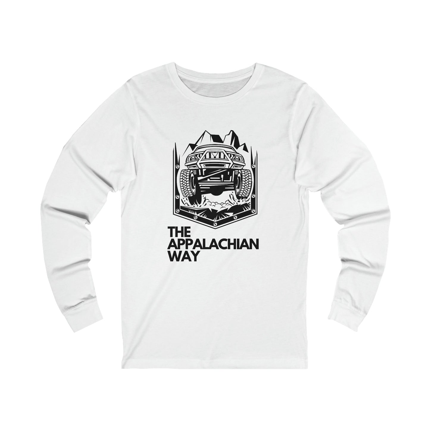 Off Road Monster Truck The Appalachian Way Long Sleeve T-shirt | 4x4, gifts for him, unisex, truck lover, truck long sleeve