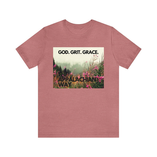 The Appalachian Way God Grit Grace Graphic T-shirt