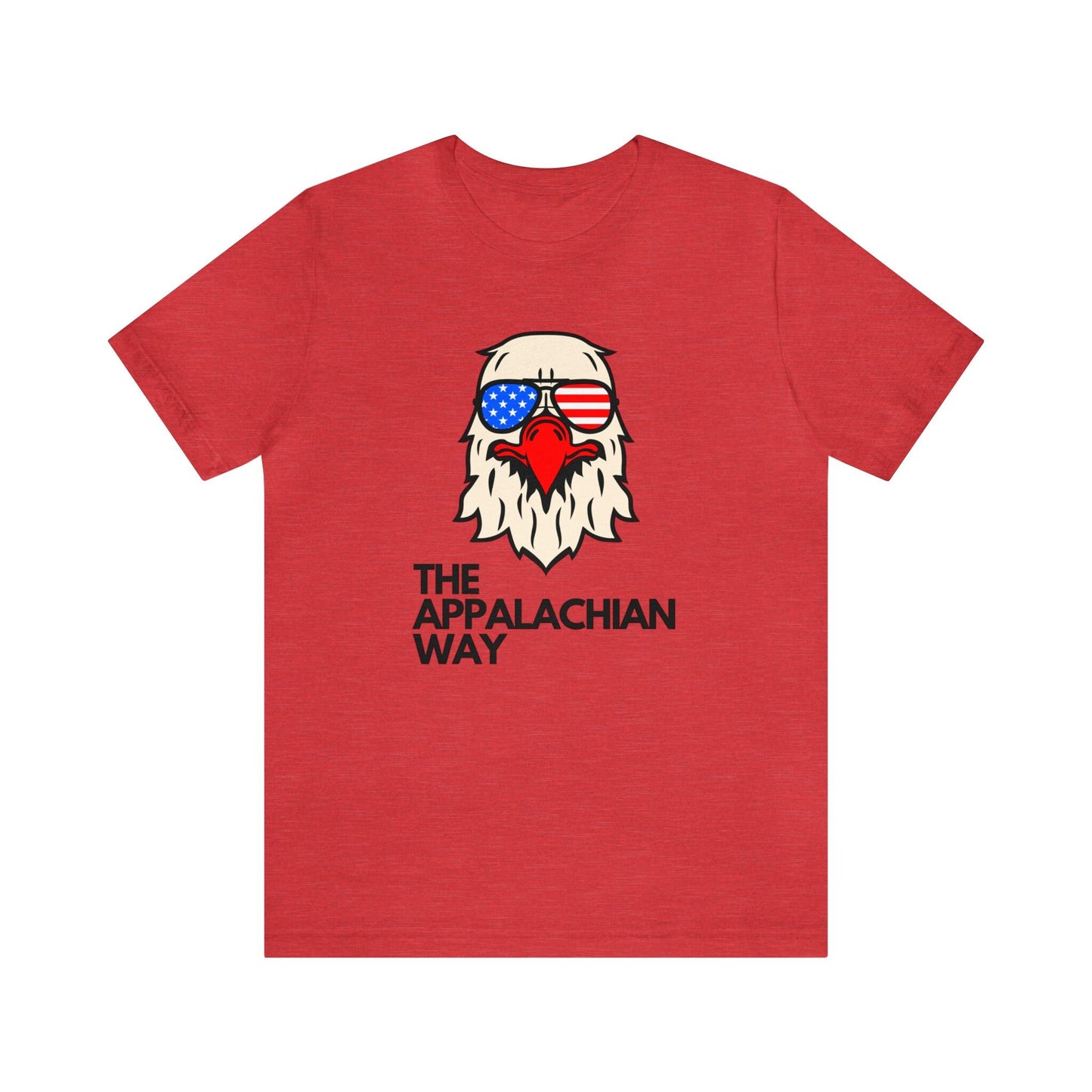 The Appalachian Way Patriotic Bald Eagle with Sunglasses T-shirt | American Flag Sunglasses | 4th of July | Mens or Womens | Fourth of July