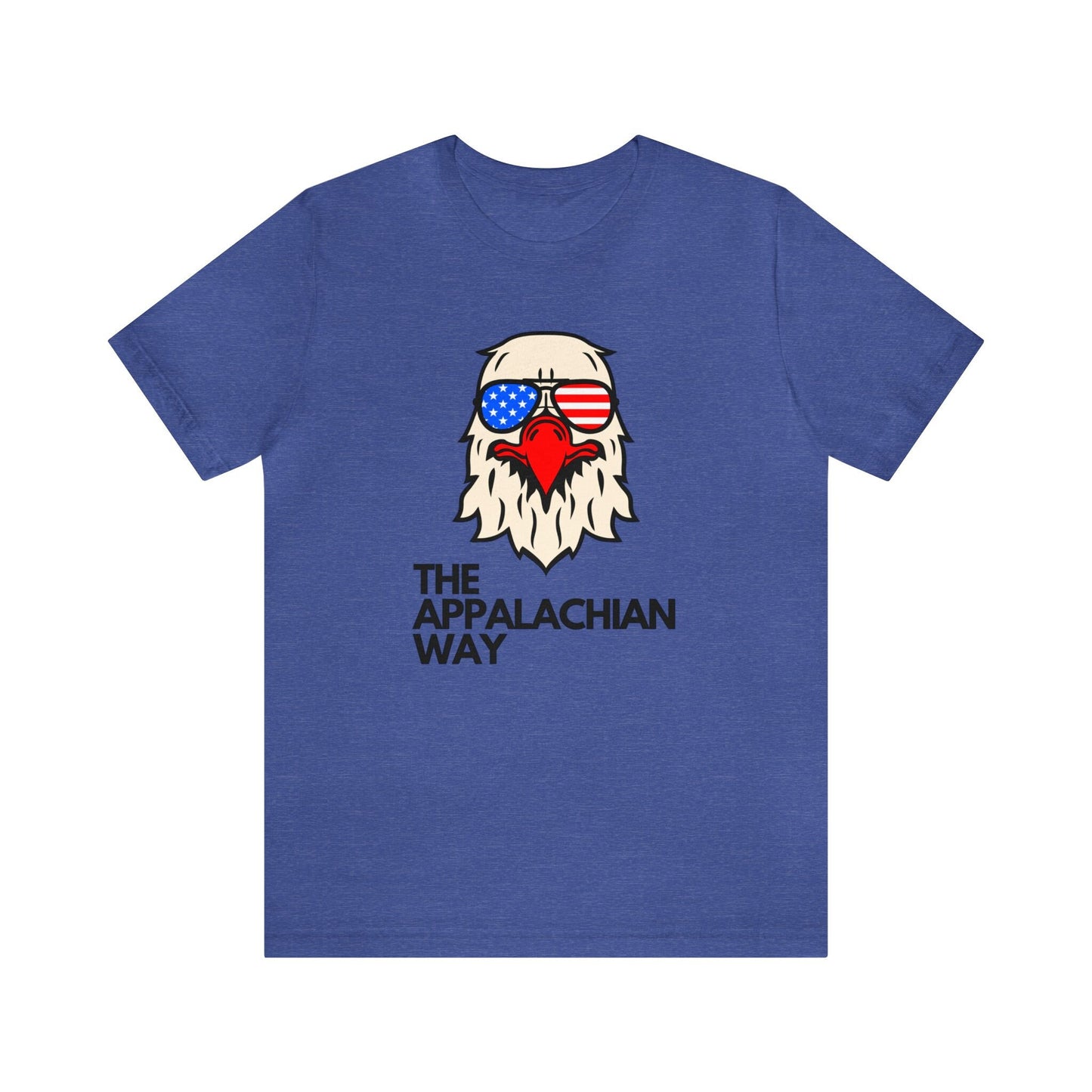 The Appalachian Way Patriotic Bald Eagle with Sunglasses T-shirt | American Flag Sunglasses | 4th of July | Mens or Womens | Fourth of July