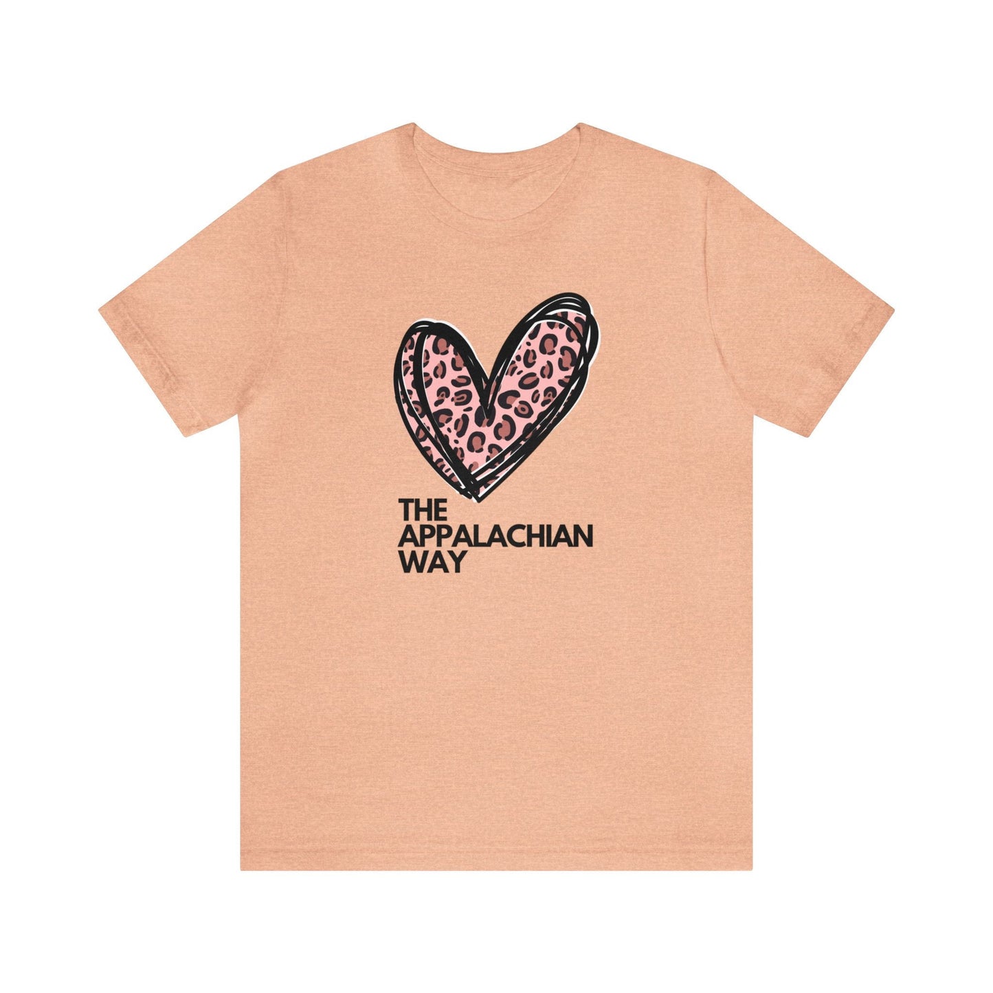 The Appalachian Way Leopard Heart T-shirt