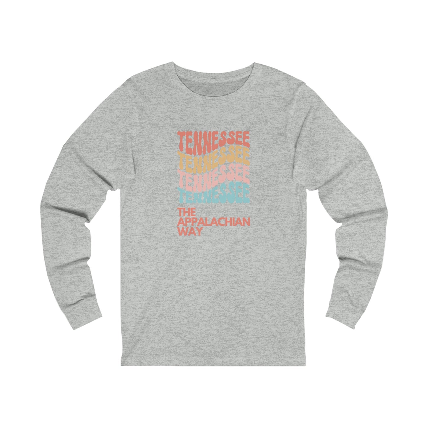 Retro Tennessee USA State The Appalachian Way Long Sleeve Shirt | Vintage State Shirt | Boho State Shirt