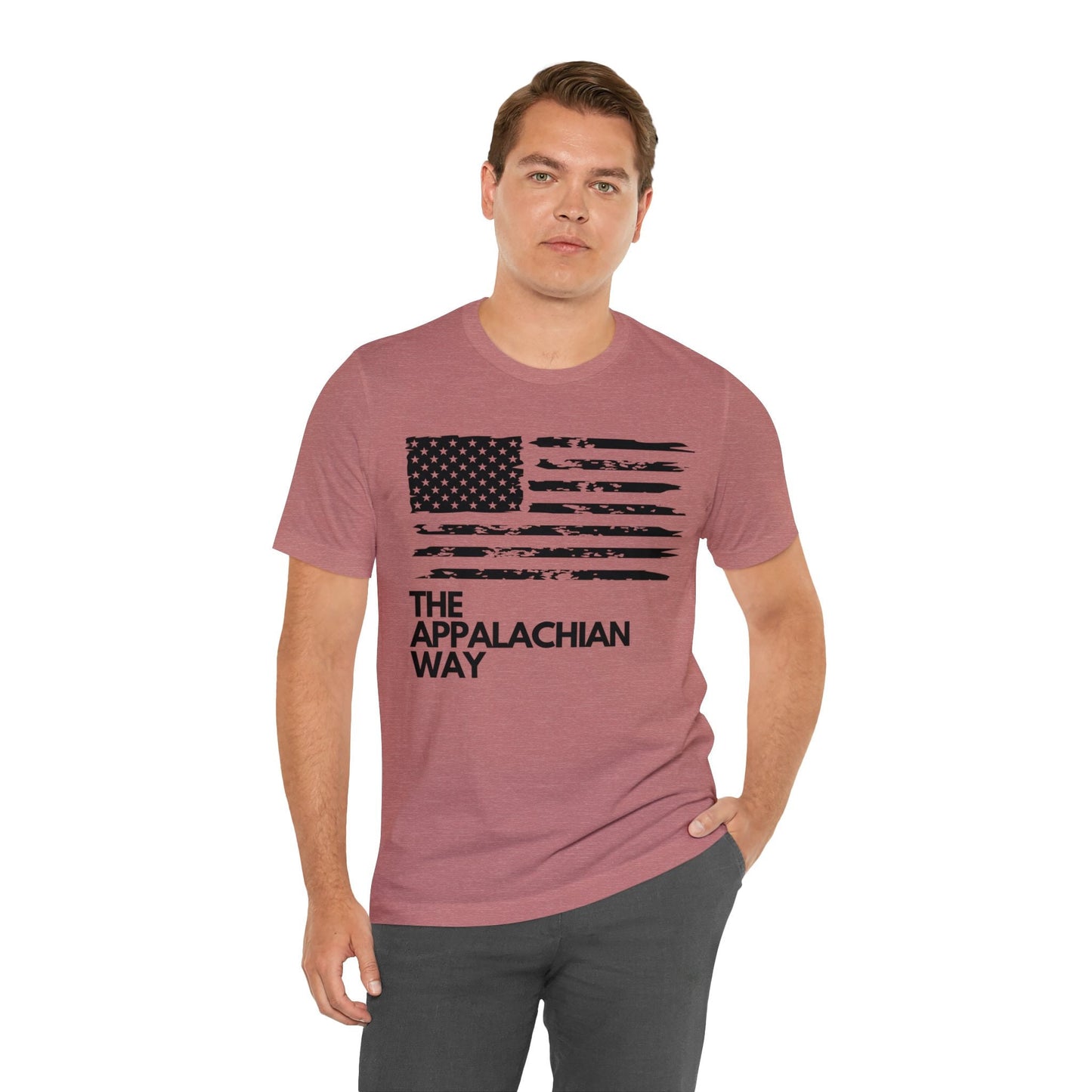 The Appalachian Way USA Flag Patriotic Graphic T-shirt