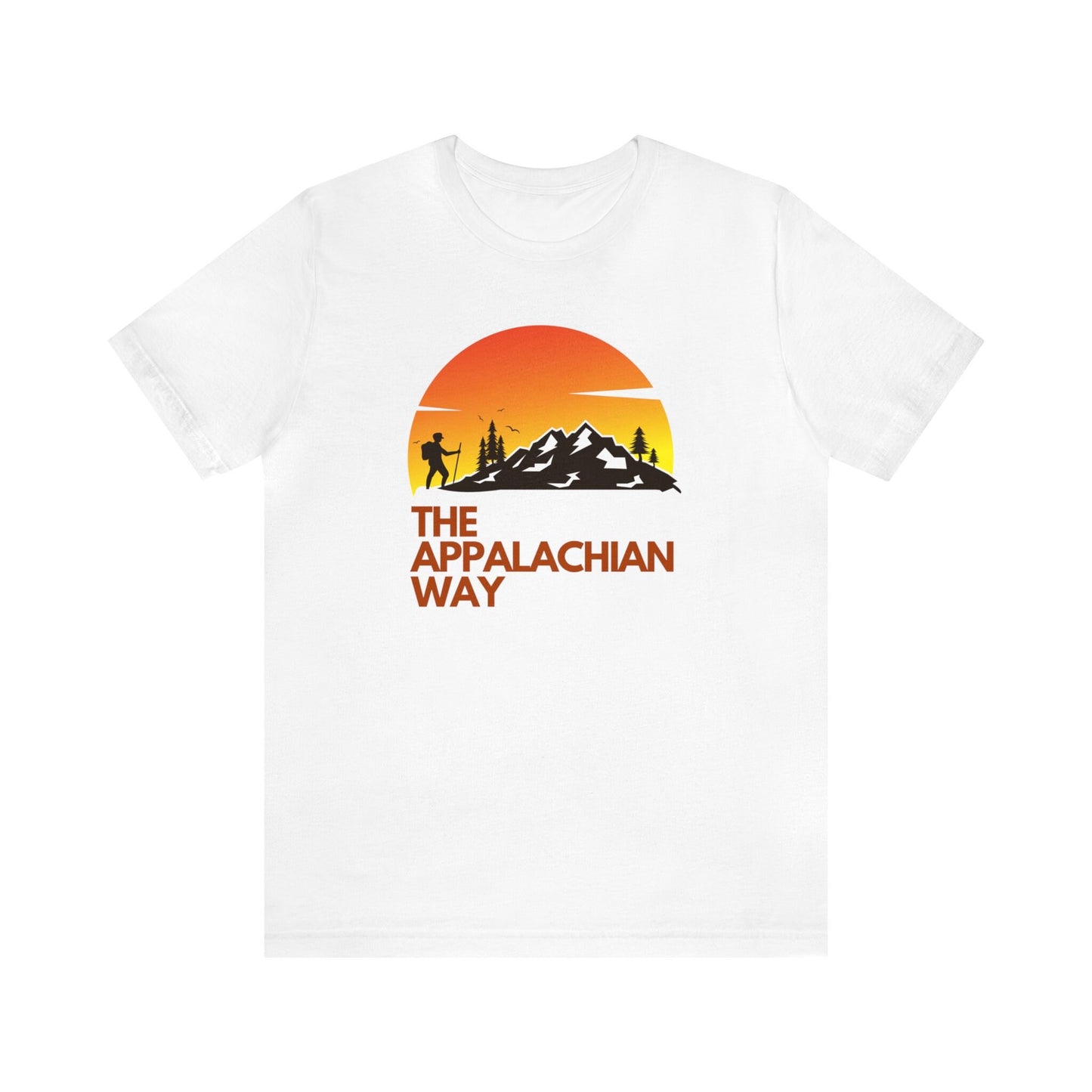 The Appalachian Way Hiking Summit Orange Graphic T-shirt