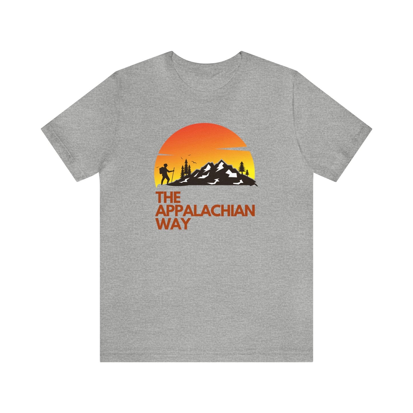 The Appalachian Way Hiking Summit Orange Graphic T-shirt