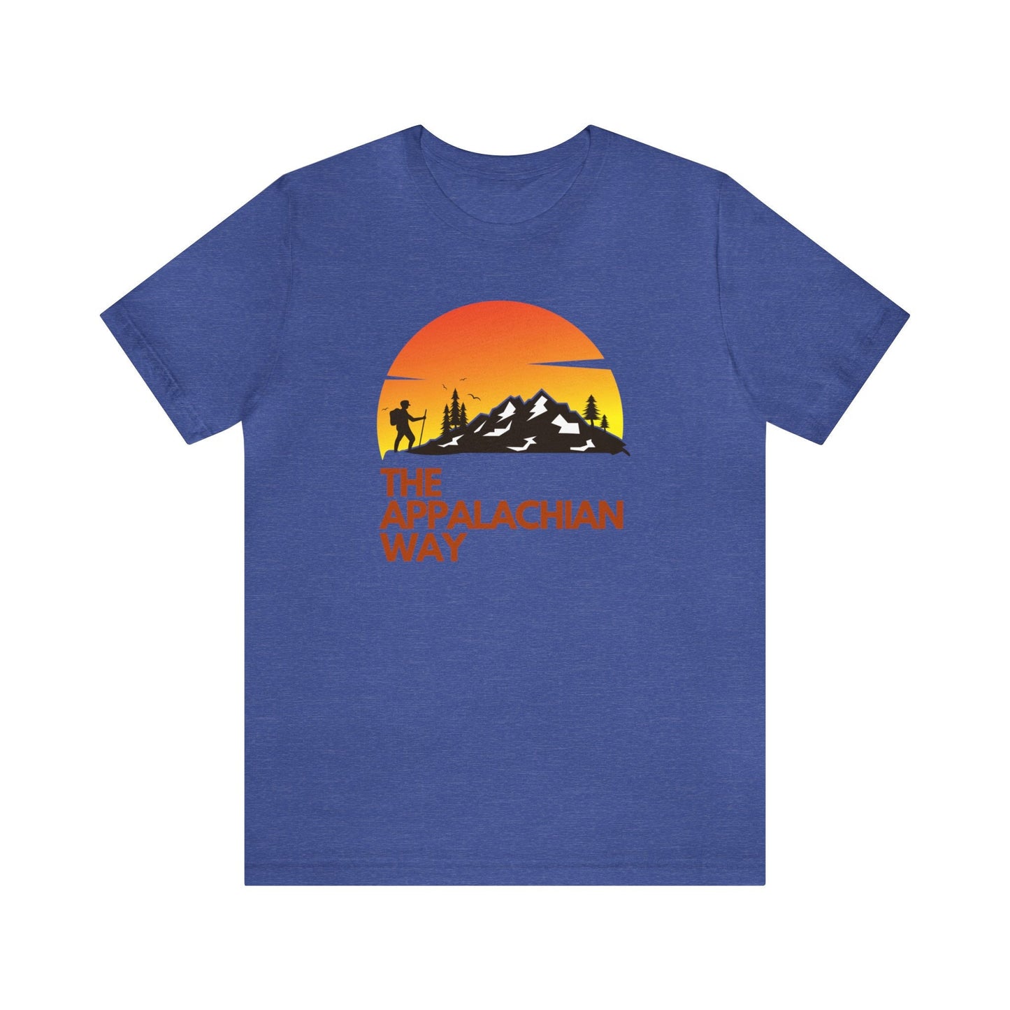 The Appalachian Way Hiking Summit Orange Graphic T-shirt