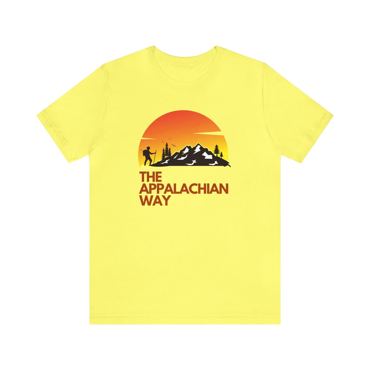 The Appalachian Way Hiking Summit Orange Graphic T-shirt