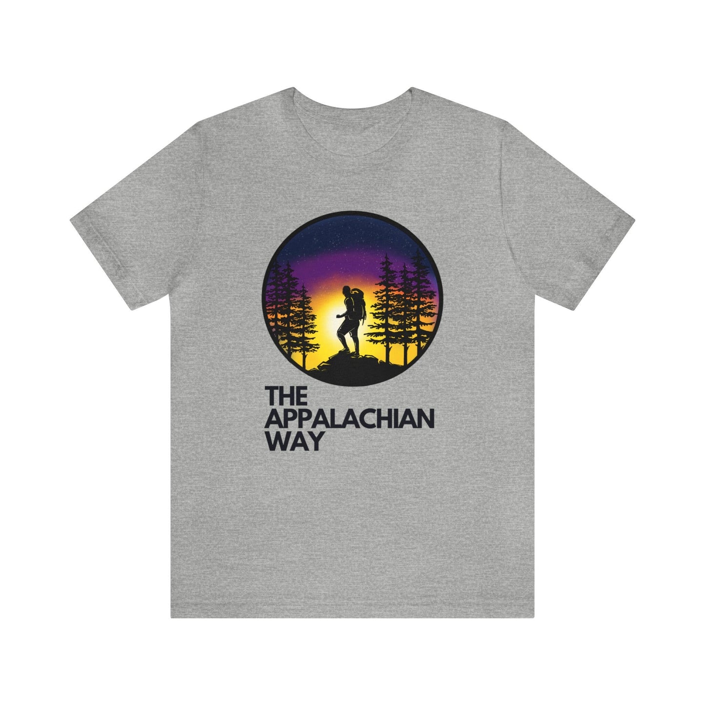 The Appalachian Way Hiker at Peak T-shirt