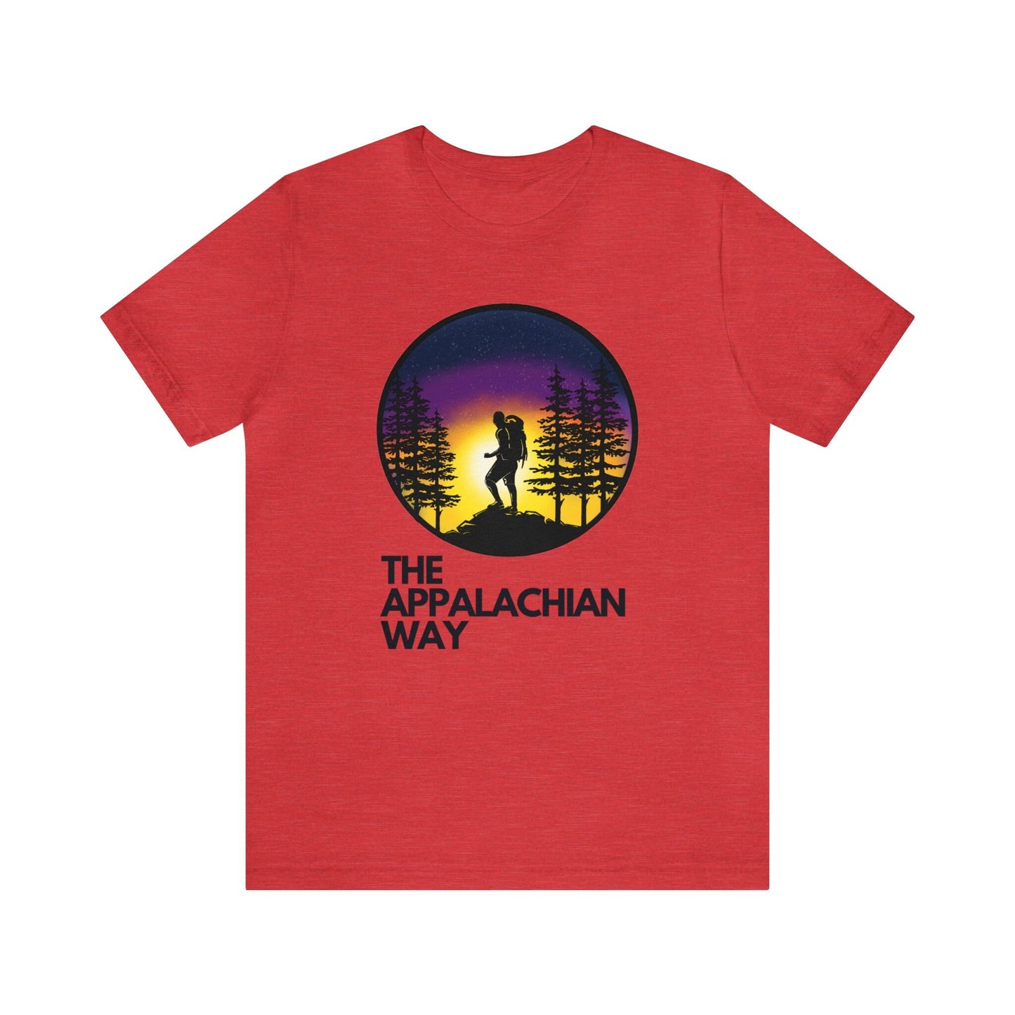 The Appalachian Way Hiker at Peak T-shirt