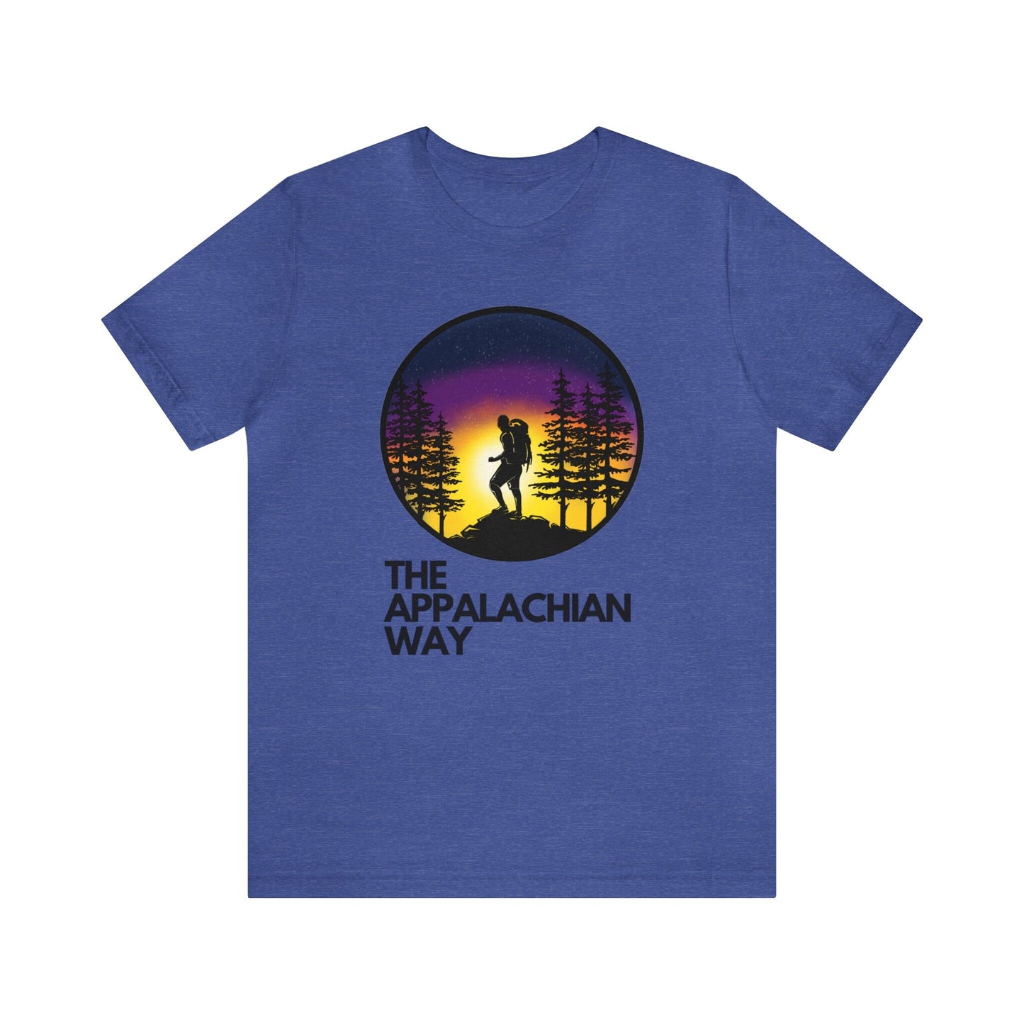 The Appalachian Way Hiker at Peak T-shirt