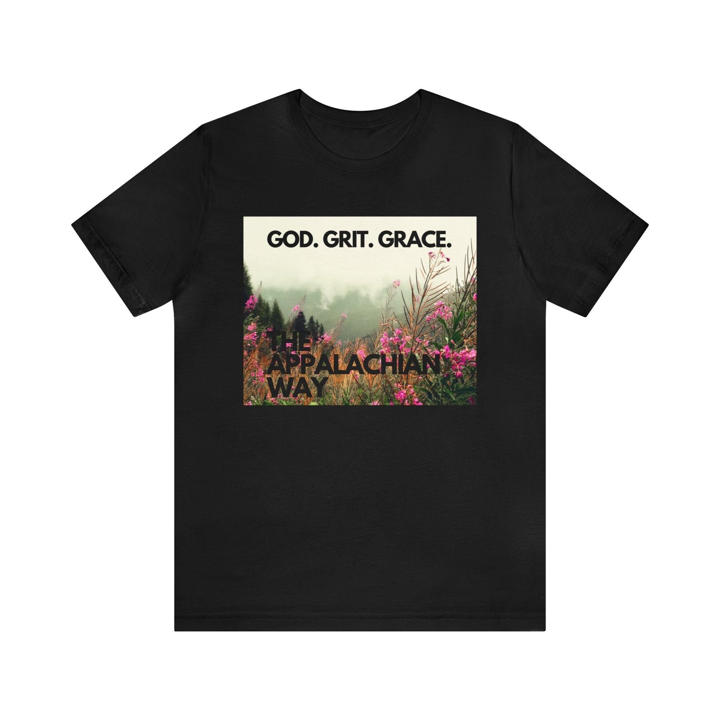 The Appalachian Way God Grit Grace Graphic T-shirt