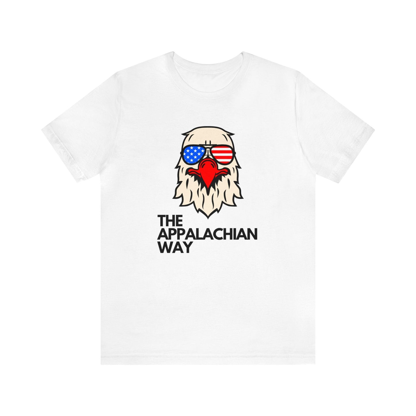 The Appalachian Way Patriotic Bald Eagle with Sunglasses T-shirt | American Flag Sunglasses | 4th of July | Mens or Womens | Fourth of July