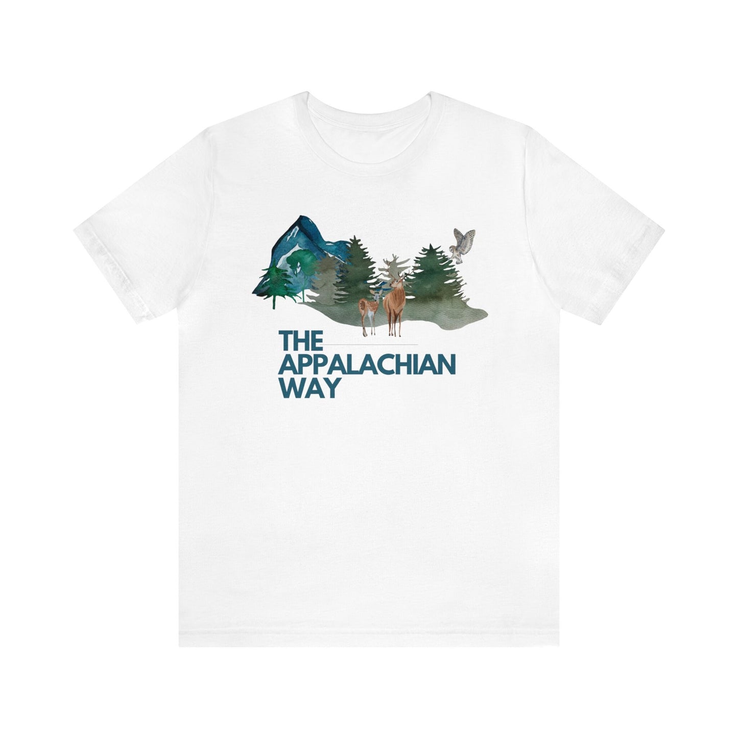 The Appalachian Way Landscape Deer T-shirt