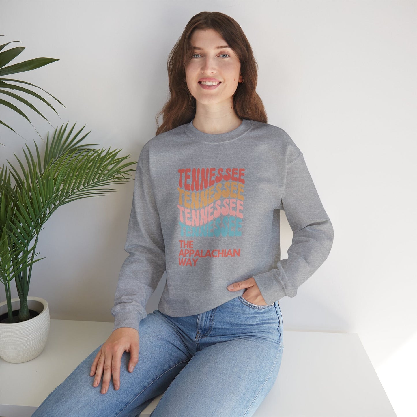 Retro USA State Tennessee The Appalachian Way Sweatshirt | crewneck sweater, southern shirt, appalachian, lifestyle shirt, gifts for her