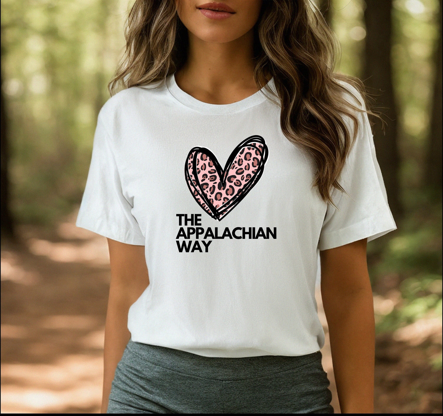 The Appalachian Way Leopard Heart T-shirt